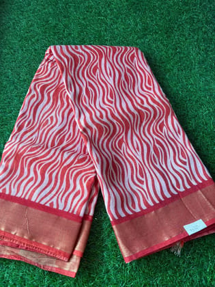 Chanderi silk cotton saree