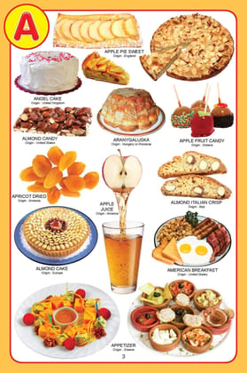 Food Jumbo Pictionary - A3 Size Book with Big Pictures for Early Learners [Paperback] Dreamland Publications [Paperback] Dreamland Publications