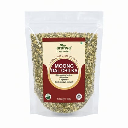 Organic Moong Dal Chilka - 500 gm