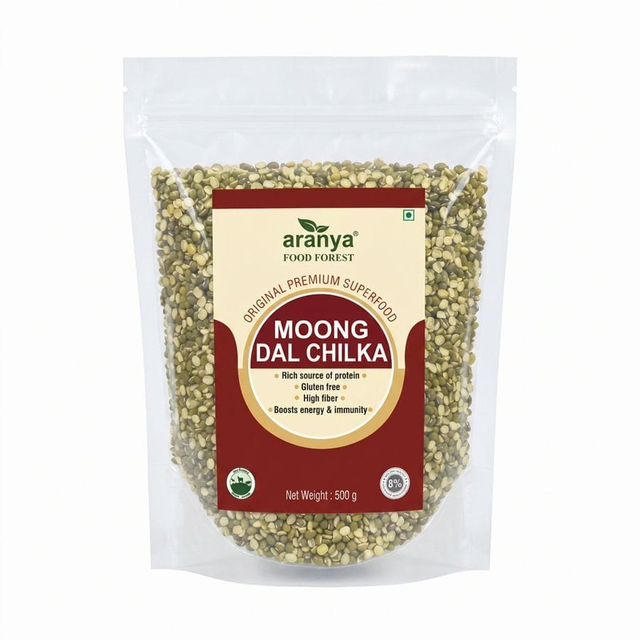 Organic Moong Dal Chilka - 500 gm