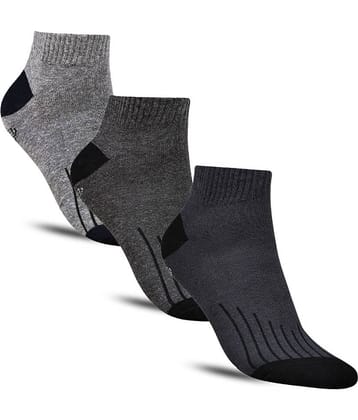 Dollar - Cotton Men's Solid Multicolor Ankle Length Socks ( Pack of 3 )