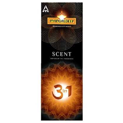 Mangaldeep 3 in 1 Scented Agarbatti 14 g