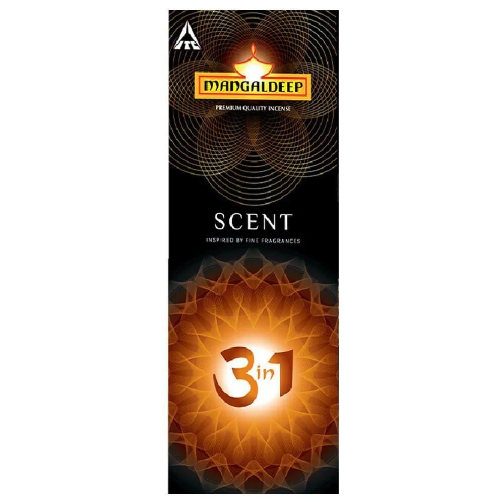 Mangaldeep 3 in 1 Scented Agarbatti 14 g
