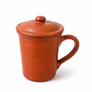 Clay Water Jug with Lid, 800 ml Capacity, Dia 10.5 cm, 14.5x10.5x18 cm, 688 gm, 1 Qty Clay Water Jug with Lid, 800 ml Capacity, Dia 10.5 cm, 14.5x10.5x18 cm, 688 gm, 1 Qty