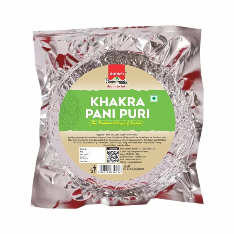 Article’s Khakhra Pani Puri – Crispy Pani Puri Flavored Snack