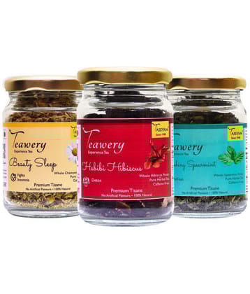 Tassyam Hibiscus Tea Loose Leaf 50 gm Pack of 3