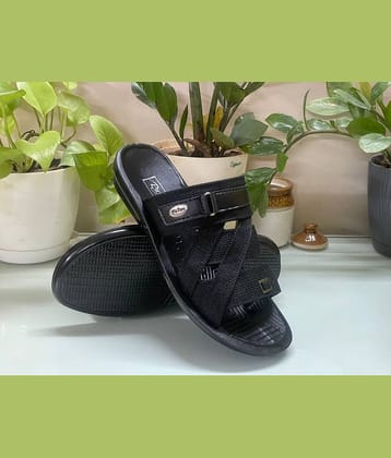 PUPINE Black Men's Thong Flip Flop