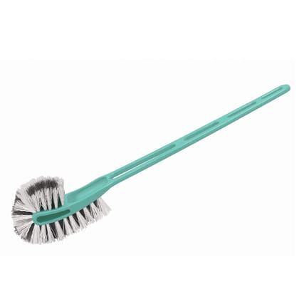Spotzero by Milton Double Side Normal Bristles Toilet Brush, Multicolor (SZ-0319) (Pack of 1)