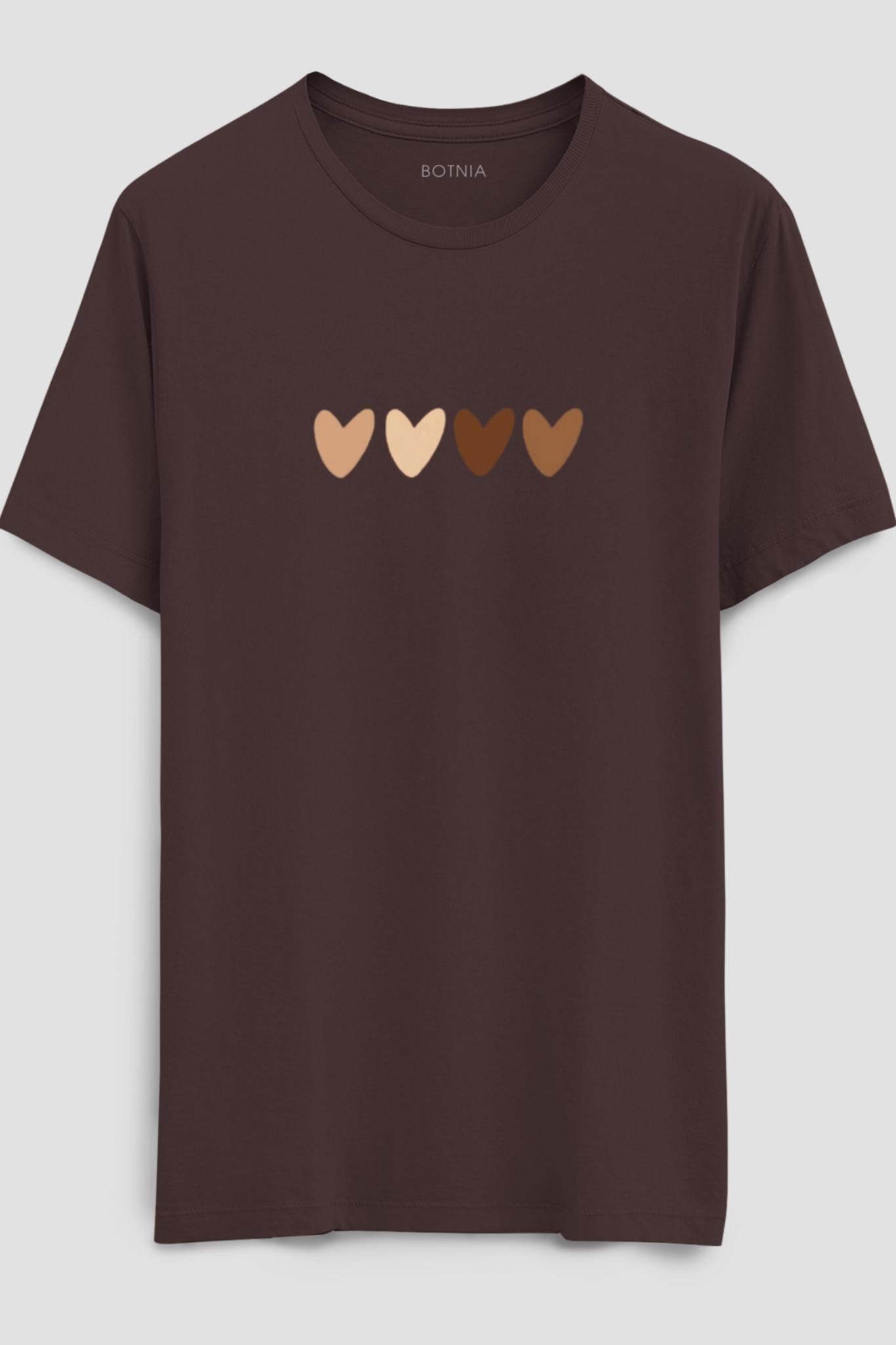 Heart's- Half sleeve t-shirt-XS