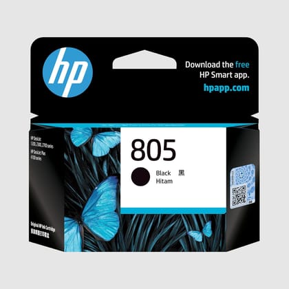 HP 805 Black Original Ink Cartridge- 3YM73AA