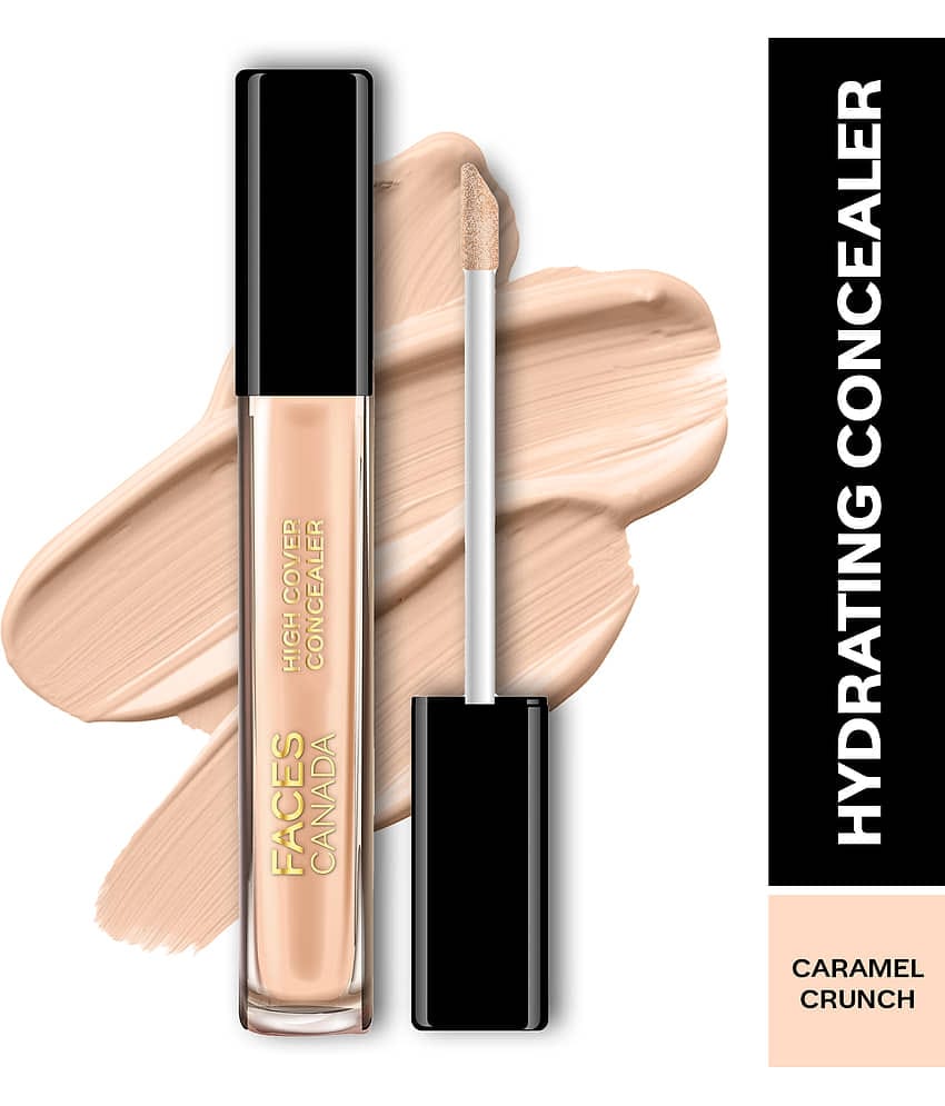 FACES CANADA High Cover Liquid Concealer - Toffee Love 04, 4ml , Blends Easily