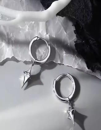 Starry Drop Earrings-Pair