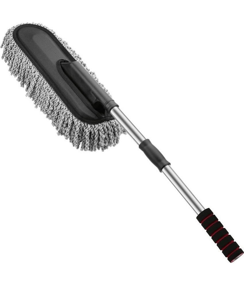sakimo Microfibre Car Cleaning Microfiber Duster ( Pack of 1 )