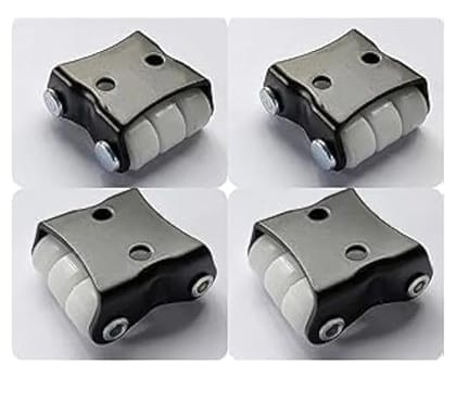 ADISON Stainless Steel Castor Wheels,6 Wheels, 4 Pieces, perfect for kitchen appliances and other goods providing easy mobility and durabilit