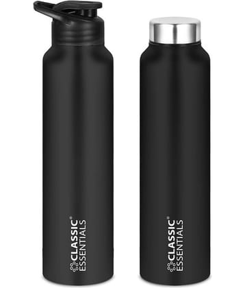 Classic Essentials Avko Silver Water Bottle 1000 mL ( Set of 2 )