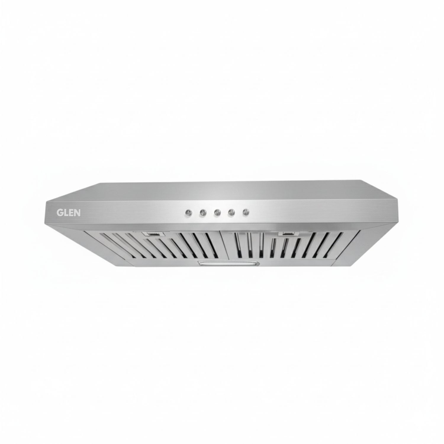 Straight Line Kitchen Chimney with Push Button Control, Baffle filters 60cm 1000 m3/h -Silver (6000 DX SS)