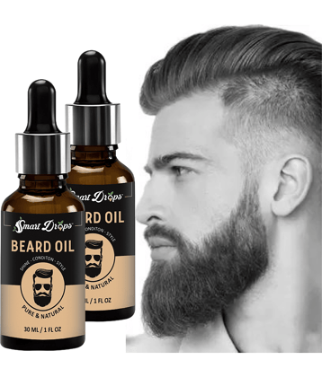 Smartdrops 60mL Promotes Beard Growth Beard Oil ( Pack of 2 )