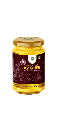 A2 Gir Cow Ghee - 500 ML | Vedic Bilona Ghee by Green Blossom Agritech Ventures (Size - 500 ml) by green blossom agritech ventures private limited