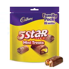 CADBURY 5 STAR MINI TREATS 151.5GM