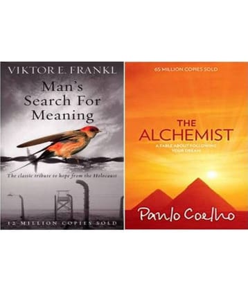 Combo Of The Alchemist | Man's Search For Meaning: The Classic Tribute To Hope From The Holocaust (PAPAERBACK, Victor frankl.., Paulo coelho)