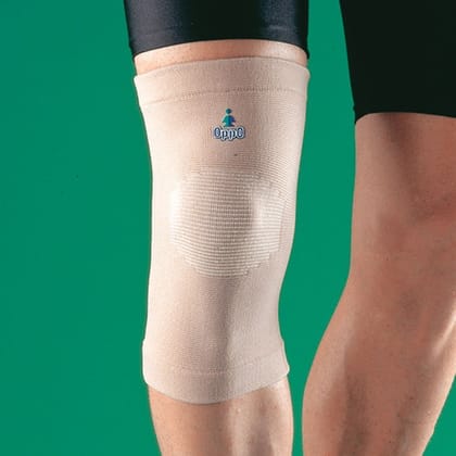 Oppo Medical Inc Unisex 4-Way Stretch Right Or Left Knee Support, Small, Beige
