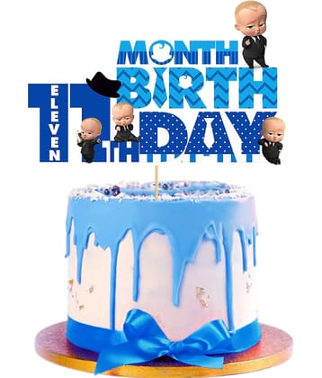 Boss Baby Month Cake Topper (11th Month)