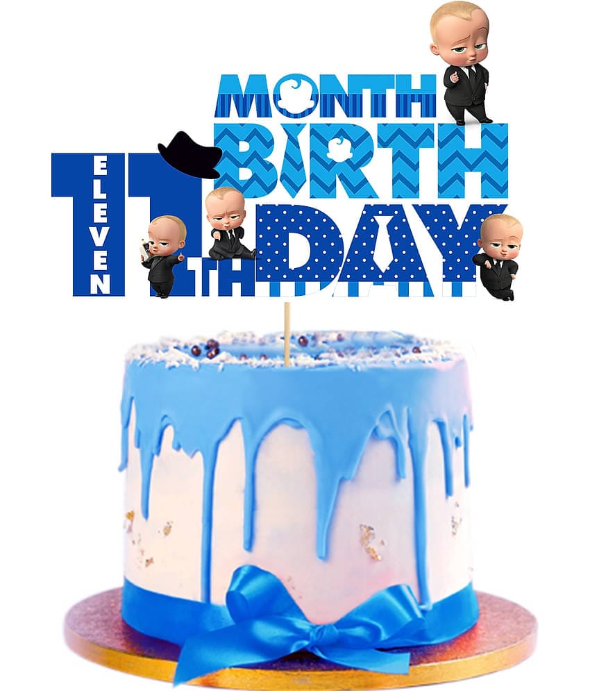 Boss Baby Month Cake Topper (11th Month)