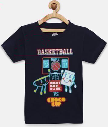 Dongli Pack of 2 Boys Cotton T-Shirt ( Multi Color )