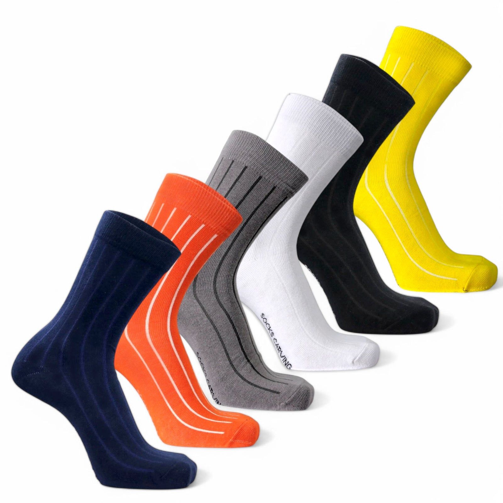 SOLIDCOLOR EDITION- ORGANIC COTTON-Pack of 6-Pairs