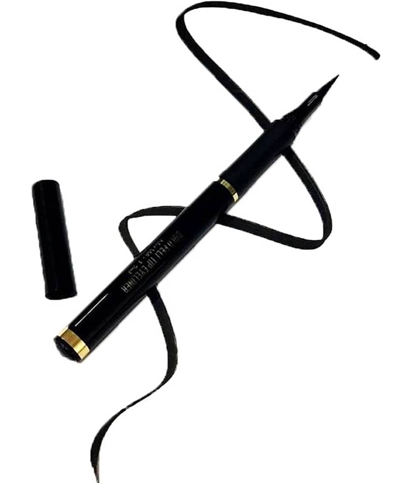 Swiss Beauty Bold Liquid Eyeliner (Black) | Pack of 2, 1.2ml each