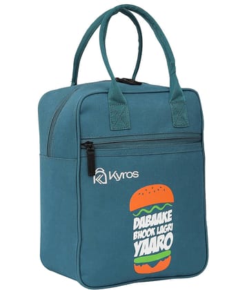 Kyros Green Polyester Lunch Bag Pack of 1