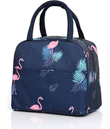 House Of Quirk - Blue Polyester Lunch Bag