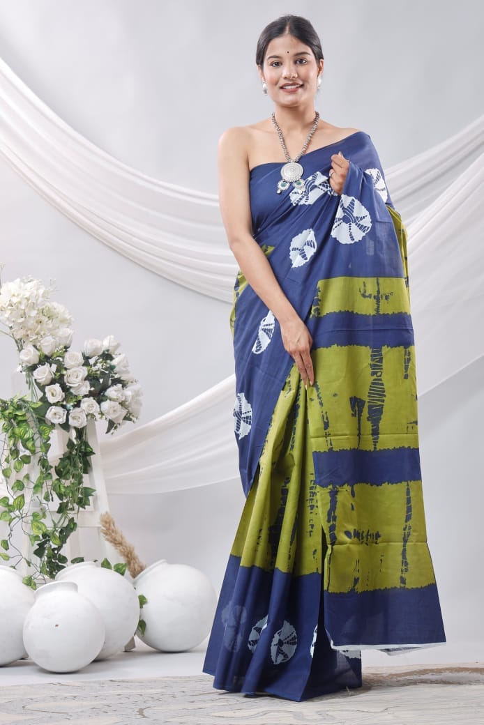 Cotton 92*80 Mulmul Saree