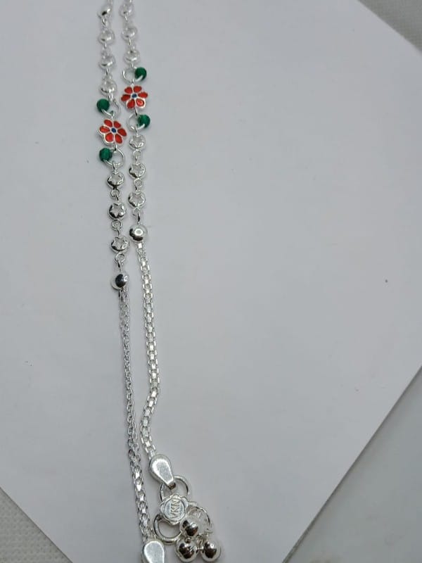Pure silver payal 75percent P = 15