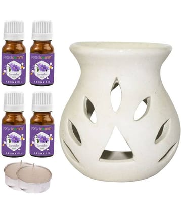 Peepalcomm Ceramic Aroma Oils & Diffusers Set - Pack of 7