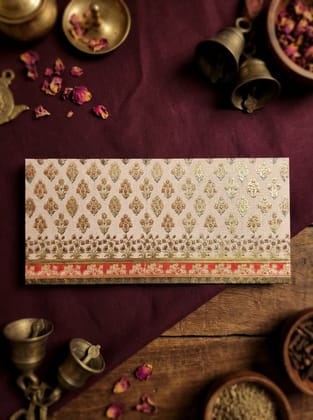 The Pink Bloom Envelope – Elegant Modern Money Envelope for Stylish Gifting
