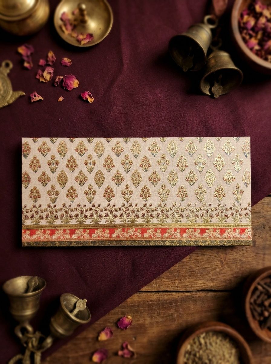 The Pink Bloom Envelope – Elegant Modern Money Envelope for Stylish Gifting