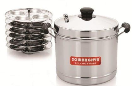 Ultima IB Stainless Steel Idly cooker ( 6 plates)