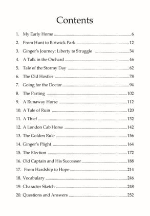 Black Beauty -  Illustrated Abridged Classics for Children with Practice Questions