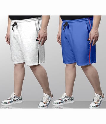 Ardeur Multi Cotton Blend Men's Shorts ( Pack of 2 )