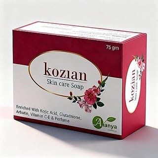 Skin care Kojic acid Palmitate  Arbutin Vitamin C and Vitamin E Face & Body Bathing Skin Glowing| Remove Dead Skin| Soap 75gm