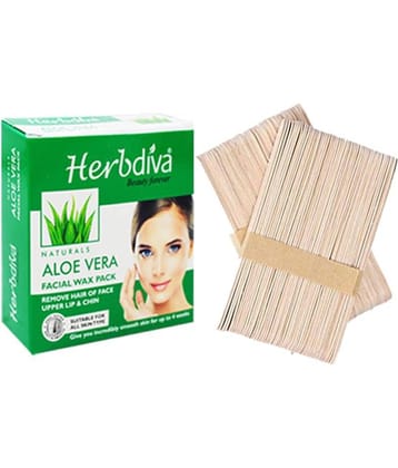 Adbeni Aloevera Facial Hair & Wax Applicators (GC1303), Facial Kit 80 g