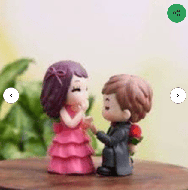 Adorable Couple Figurines Set