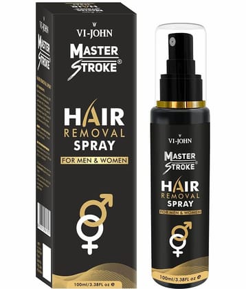 VI-JOHN Master Stroke Hair Removal Spray 100ml for Men & Women -Pack of 1