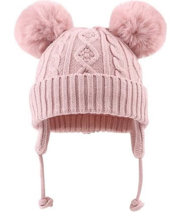 Infispace Pack of 1 Baby Boys Beanies ( Pink )