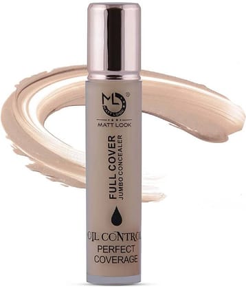 Mattlook Full Cover Jumbo Concealer Oil Control Perfect Coverage, Face Makeup, Classic Ivory (11ml)