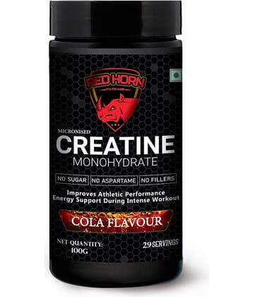 RED HORN Micronised Creatine Powder Monohydrate 100 gm