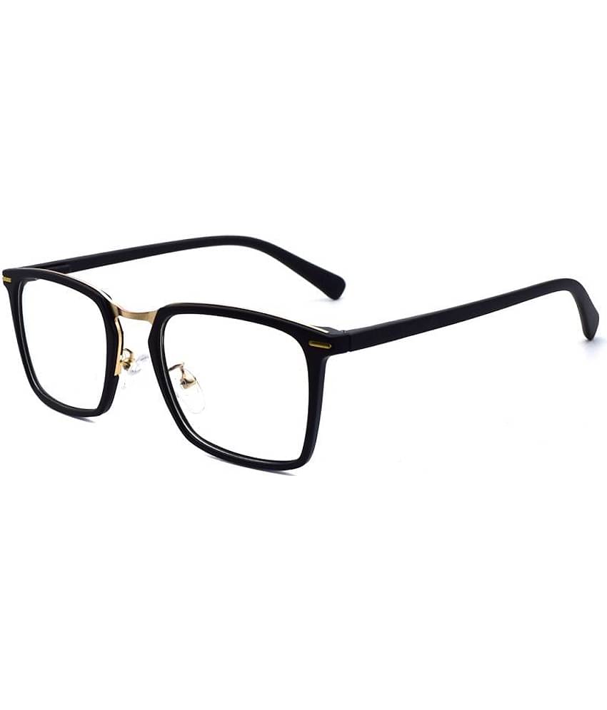 Peter Jones Black Rectangle Spectacle Frame 2755GD
