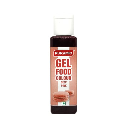 Puramio Gel Food Colour - Deep Pink, 30 gm Puramio Gel Food Colour - Deep Pink, 30 gm