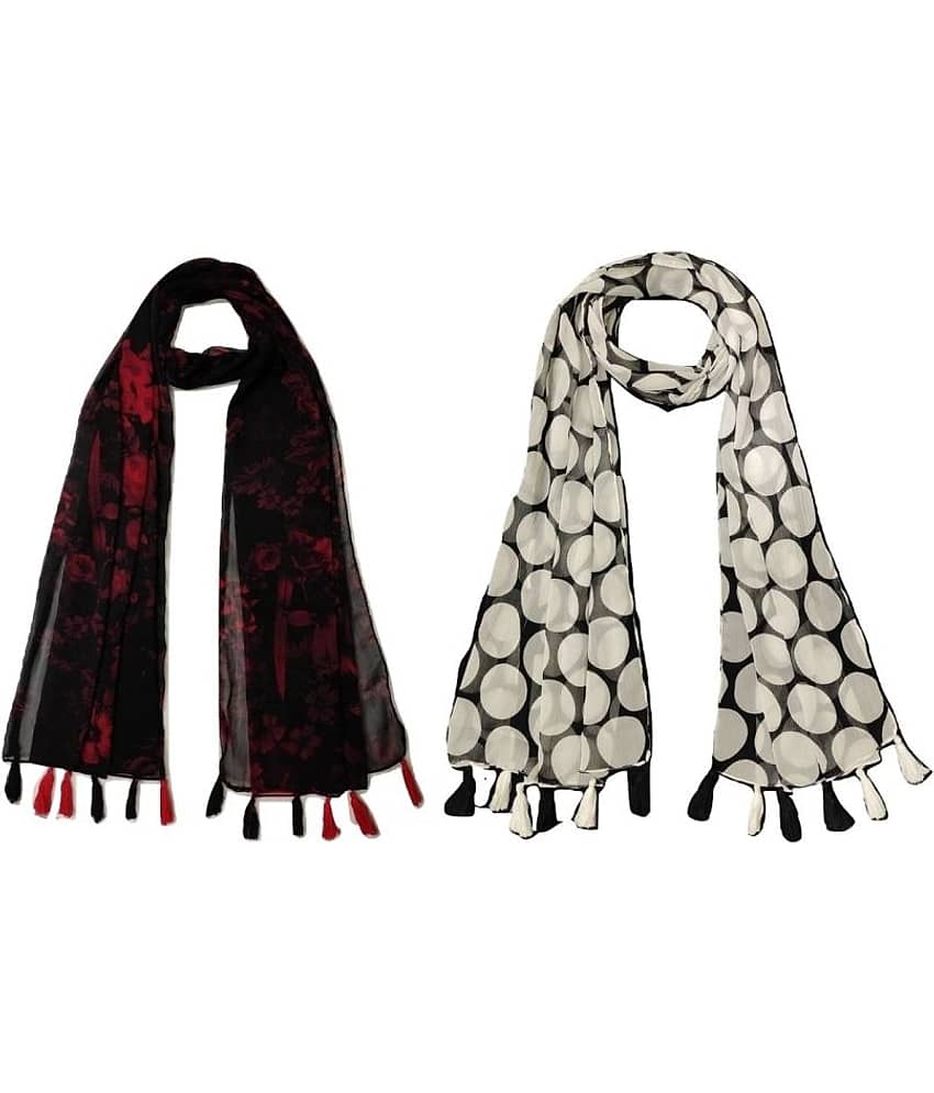 stolevilla Multi Printed Poly Cotton Yarn Stoles